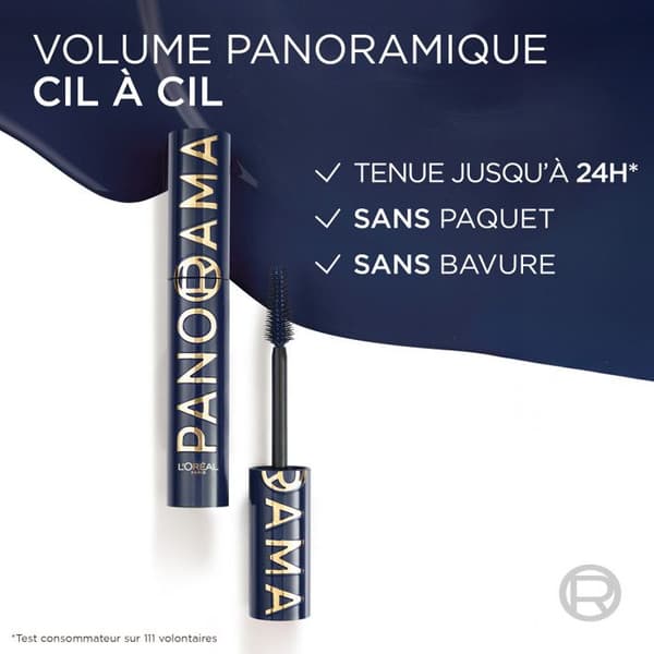 Mascara - PANORAMA - Blå - Intensiv volumen - Forstørrende effekt