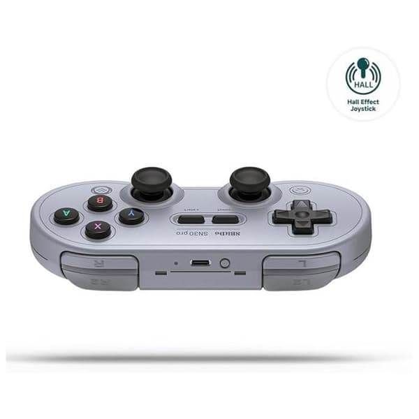 8BitDo SN30 Pro Spelkontroll Hall Effekt Grå