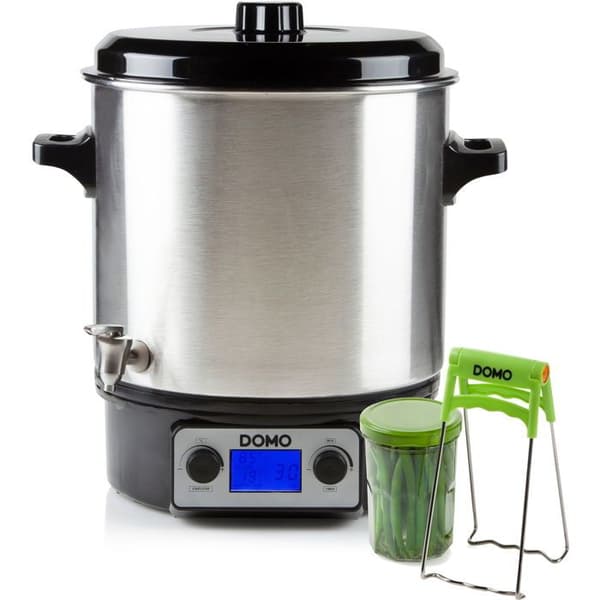 El. gryde - DOMO - DO42326PC - 2000 W - Rustfrit stål - Timer