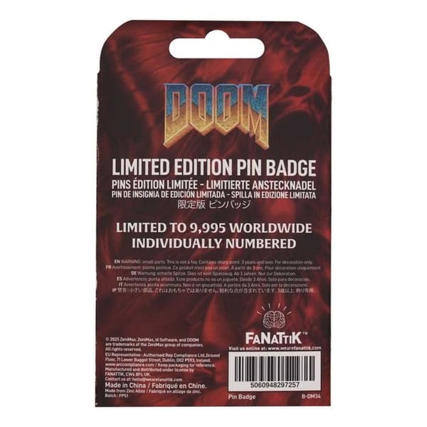 FaNaTtik - Doom - Pins Floppy Disk Limited Edition
