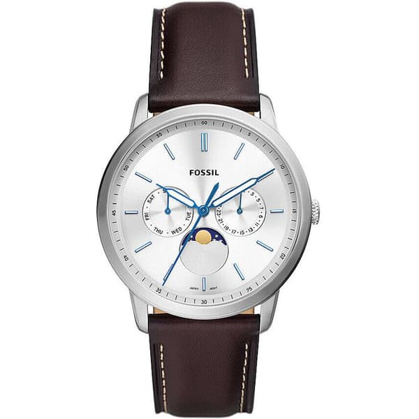Fossil Quartz Multi-Dial Herrklocka Brunt läderarmband FS5905