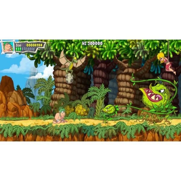 Nytt Joe And Mac Caveman Ninja T-Rex Edition Switch Game