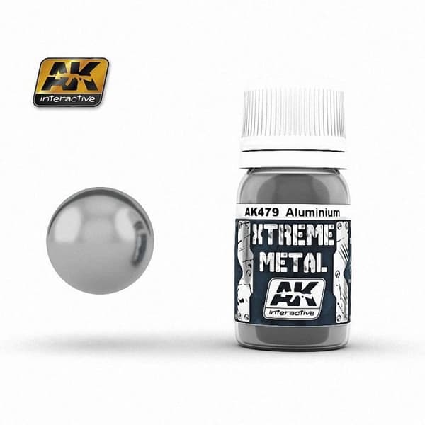 AK Interactive 30ml - Aluminium metal maling