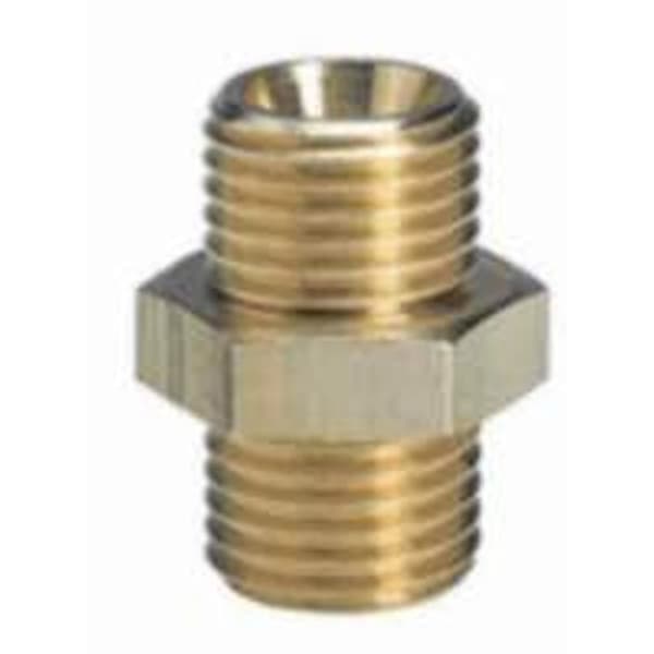 Dobbelt forbindelse til trykluft - EINHELL - Hanstik R 1/4 - Grå farve - Dimensioner 15x15x9 cm