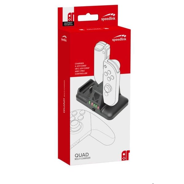 Laddstation Speedlink QUAD Multi-Charger för Nintendo Switch