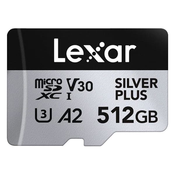 LEXAR MicroSDXC Silver Plus UHS-1 512Go R205/W150 V30