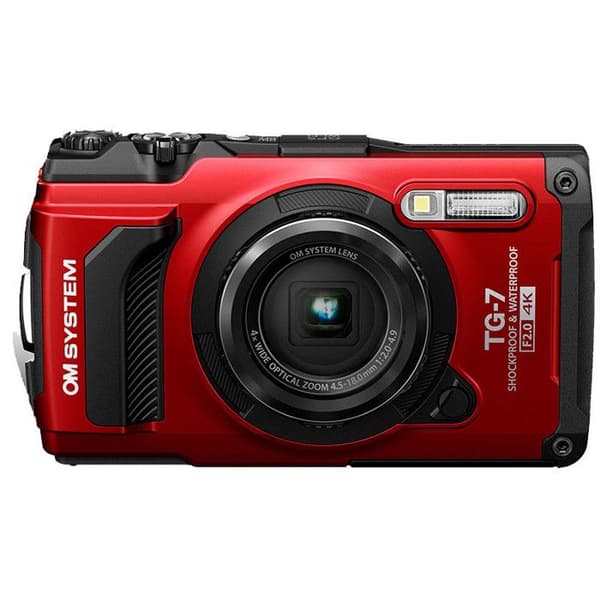 OLYMPUS kompakt vandtæt TG7 Rød
