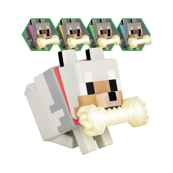Lampe - PALADONE - Minecraft Wolf Globudies - Multifarvet - LED - Moderne Design