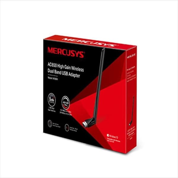 Mercusys MU6H AC650 Dobbeltbånd USB-adapter