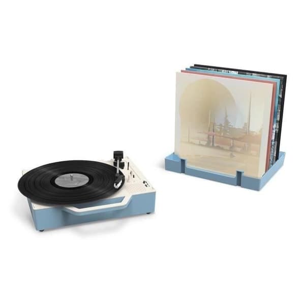 VICTROLA RE-SPIN ØKO-DESIGNET VINYL PLATESKILDE BLÅ
