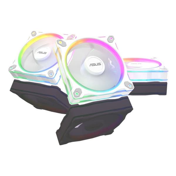 Ventilator PC - ASUS - Prime MR120 - ARGB - 12 cm - Vit