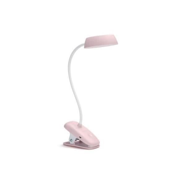 Læselampe - Philips - Klipsmodel - Farve rosa - LED-belysning - Moderne design
