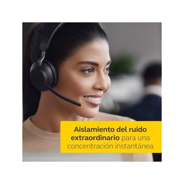 Trådlöst headset - Jabra - Evolve2 65 - USB-A - Bluetooth - UC-certifierat