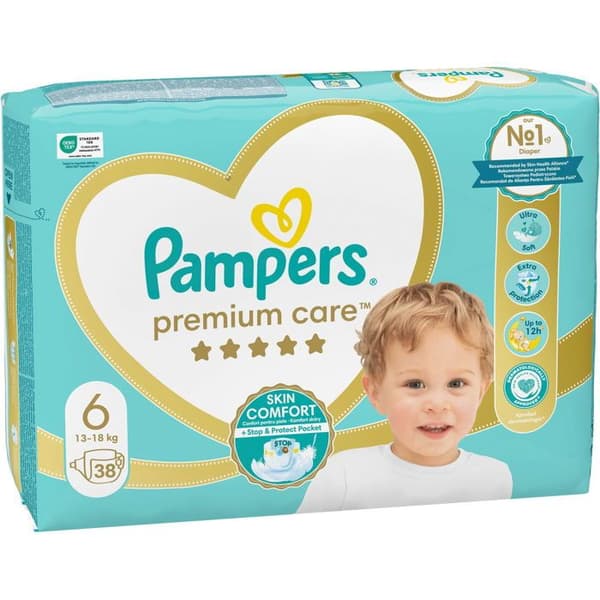 PAMPERS Premium Care str. 6 (38 stk)
