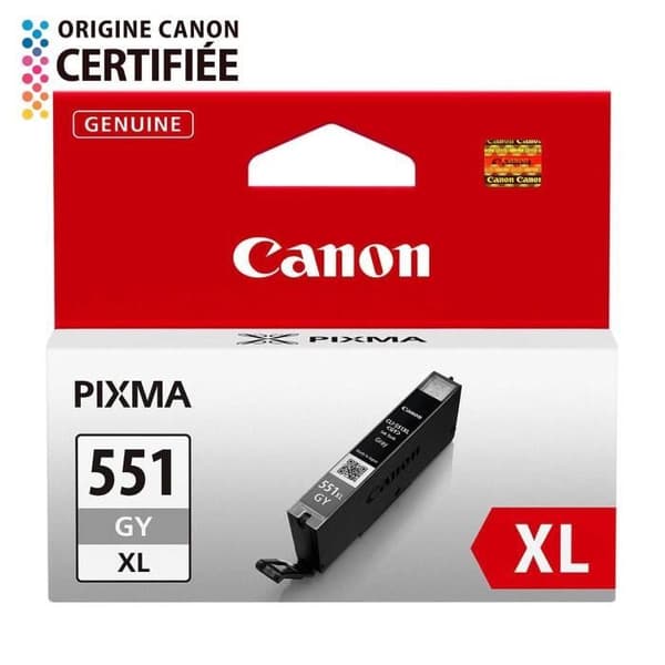 CANON CLI-551GY XL Grå blækpatron med høj kapacitet (CLI551XL)