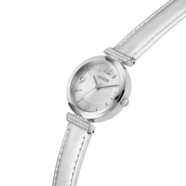 Gissa Array Kvinnoarmbandsur Stål Läder Silver GW0614L1