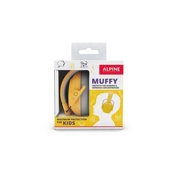 Barnhörselskydd Alpine Muffy MKIDS-YE Gul