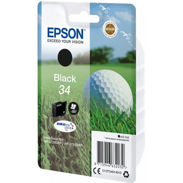 EPSON Original blækpatron 34 - 6,1 ml - Sort