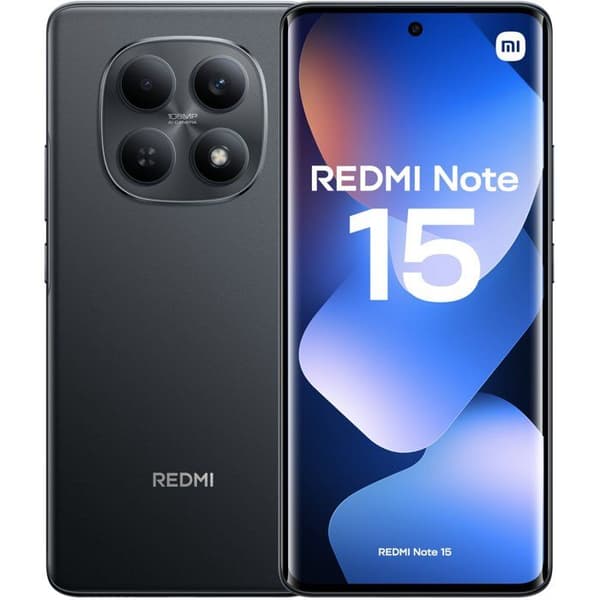 XIAOMI - Redmi Note 15 - 6 / 128 Go - Svart