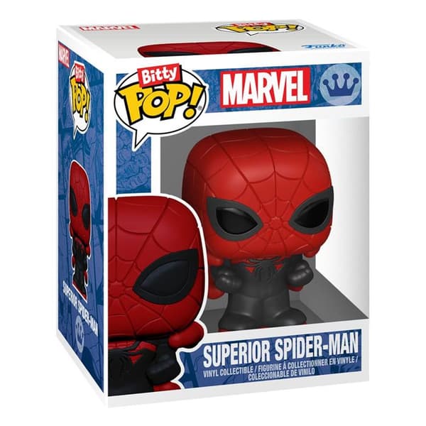 Funko - Marvel - Pakke med 4 figuriner Bitty POP! Spider-Man Serie 4 2 cm