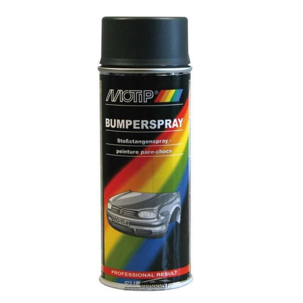 Lackeringsspray stötfångare - mörkgrå - Motip