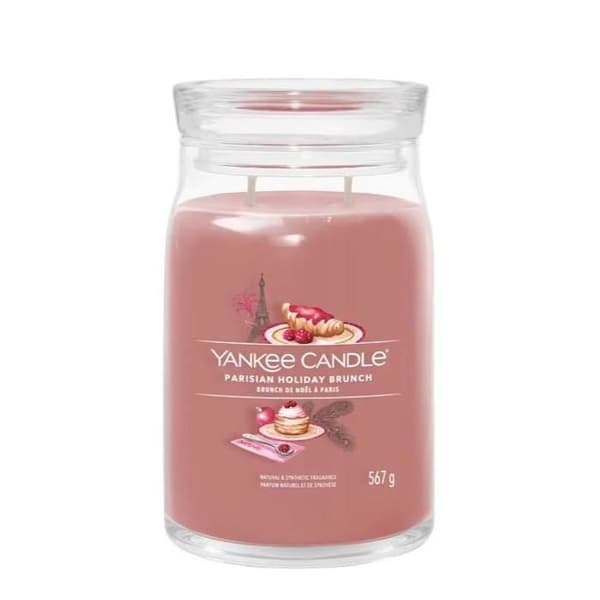 Bougie julebrunch i Paris stor model - Yankee Candle