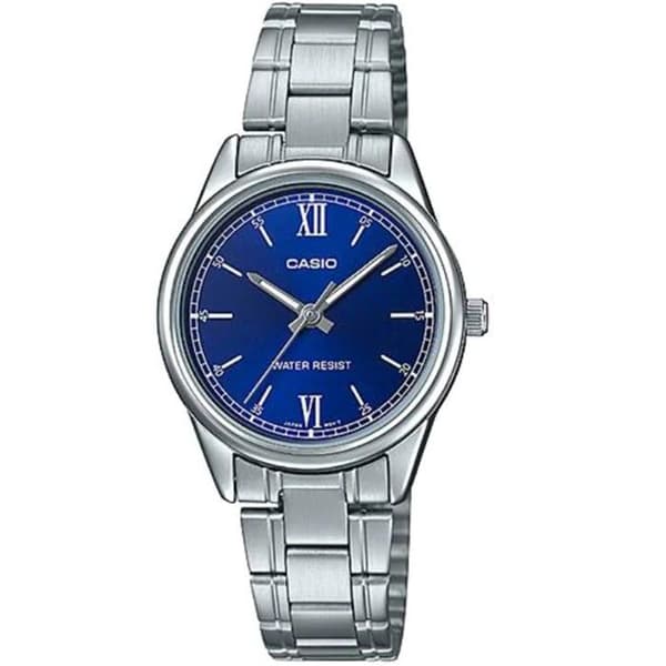Ur - CASIO - LTP-V005D-2B2 - Kvarts - Rustfrit Stål - Vandafvisende