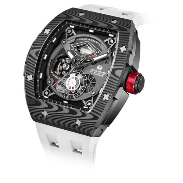 Tsar Bomba TB8210CF2-02 Herrklocka Elemental Carbon Automatisk 46 mm 5 ATM