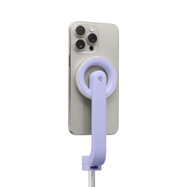 Selfie Stang - SPIGEN - S571W - Kompatibel med MagSafe - Stativ - Bluetooth - Lavendel