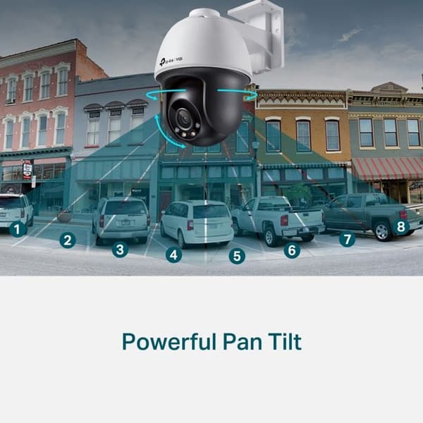 Vigi C540 säkerhetskamera Tp-link IP 4mm PoE Pan Tilt MicroSd 256GB