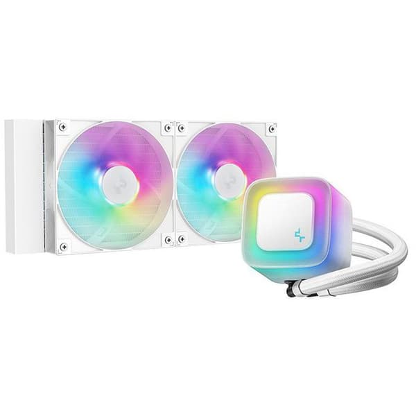 DEEPCOOL - LE240 - Vattenkylning AIO - 240 mm - Vit - ARGB