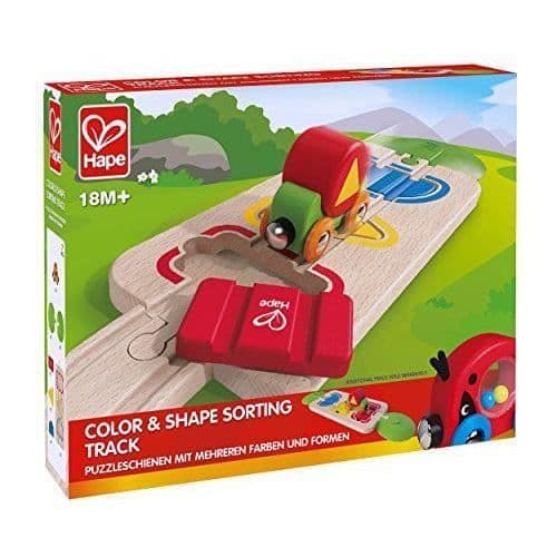 Kredsløbs Miniature - HAPE - E3810 - Trætog - 7 dele - 18 måneder og derover