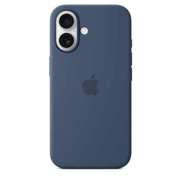 APPLE iPhone 16 - Silikonetui med MagSafe - Denim