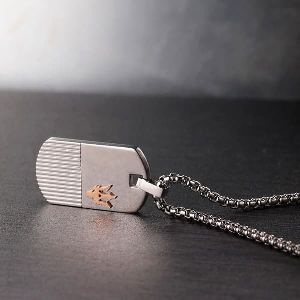 Collier MASERATI i Tvåfärgad Stål