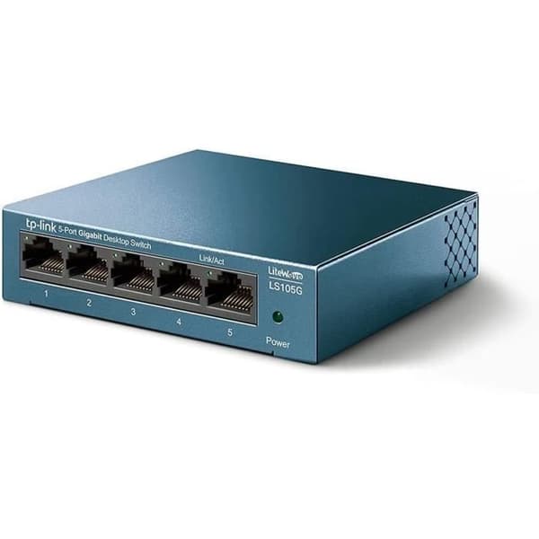 Tp Link netværksskift 5 porte 10/100/1000 Mbps