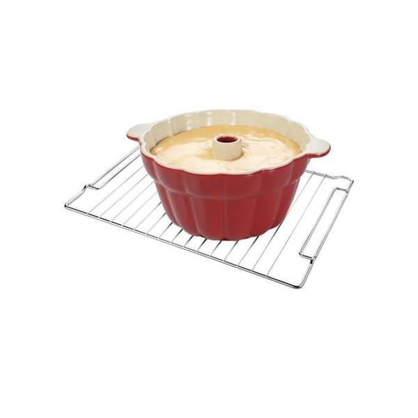 Kageform - Tescoma - Delicia - Keramik - Rød/Beige - 28,5 cm