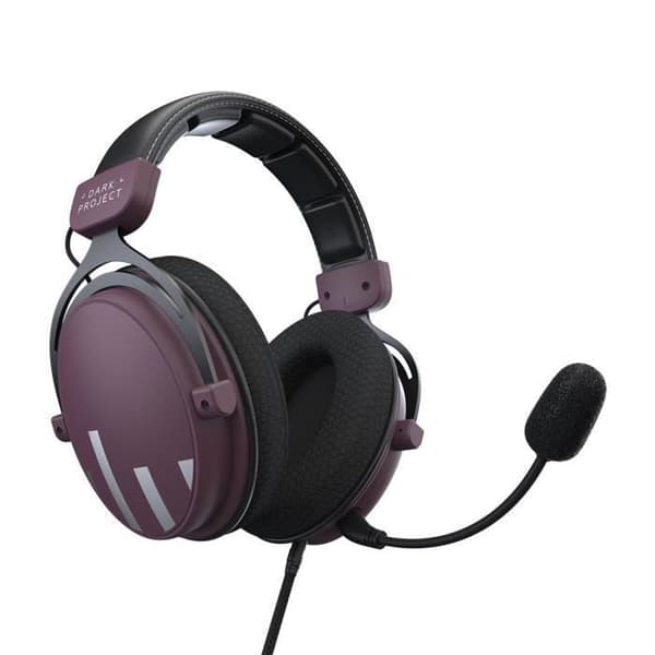 Spelheadset - Dark Project - HS4 - Avtagbar mikrofon - Metallram - 3,5 mm