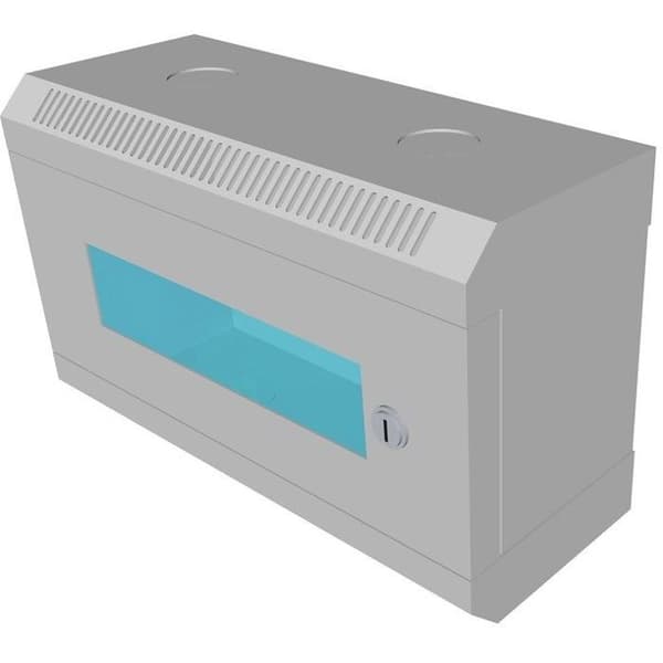 Datacom 10 4U/140 mm (glas) grå