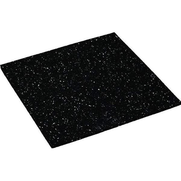 SCANPART Anti-Vibrationsmåtte - Sort - Til store husholdningsapparater - 60x60 cm