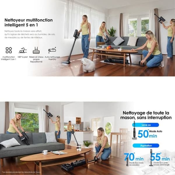 Tineco Floor One Switch S7 Stretch premium golvmopp