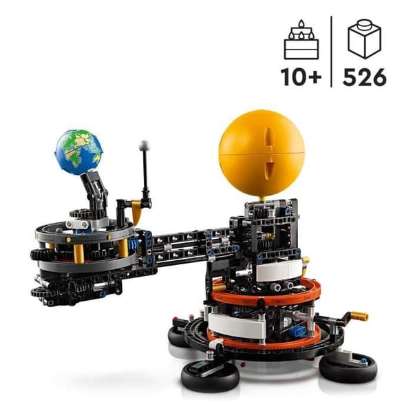LEGO Technic 42179 kredsende planet Jorden og månen, legetøj, solsystemtema
