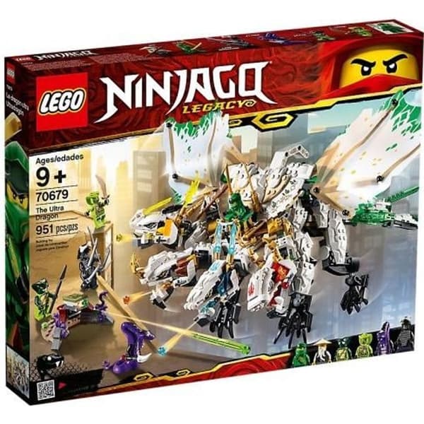 Legetøj - LEGO - NINJAGO - Ultra Dragon - 951 dele - Grøn, Sort, Sølv