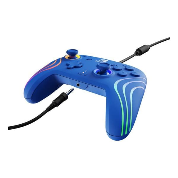 Kabelcontroller PDP Afterglow Wave USB Blå 8 zoner RGB