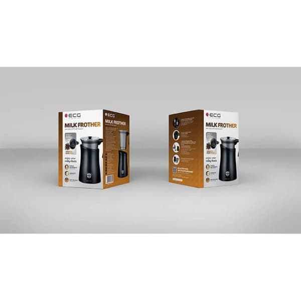 Mælkeskummer - ECG - NM 2255 - Sort - 300ml - 150ml - Max. temp. 65°C