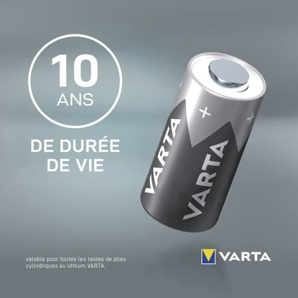 Lithium batteri CR2 3 V - VARTA - 6206301401