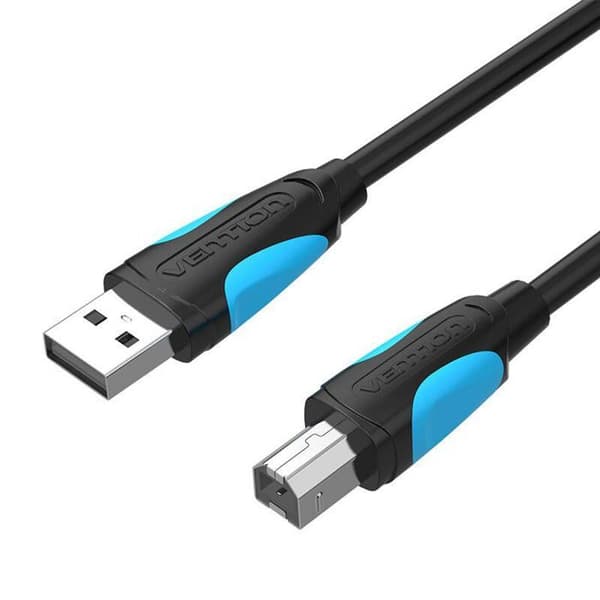 USB 2.0 printerkabel - VENTION - VAS-A16-B200 - 2m - Sort - 480 Mbps