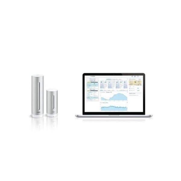 Intelligent väderstation Netatmo + regnmätare