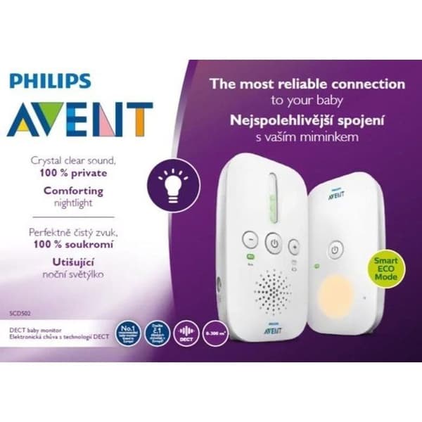 Philips AVENT SCD502 DECT-babyövervakare