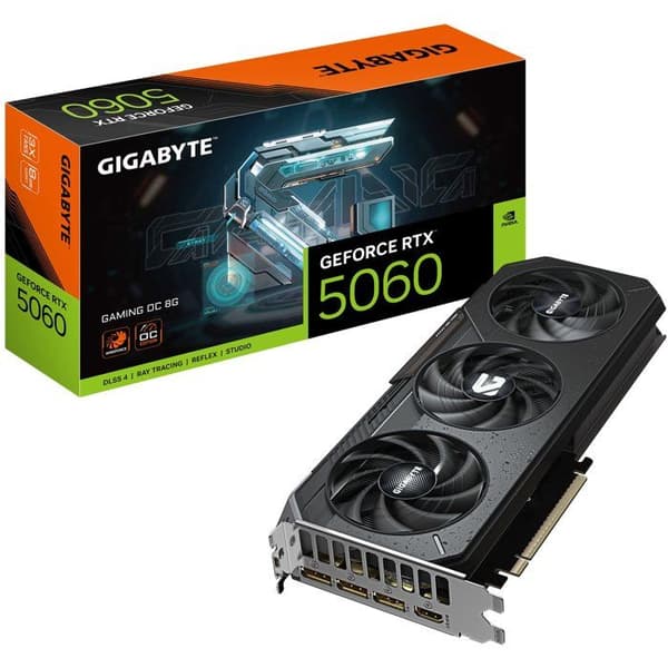 GIGABYTE - GAMING - Grafikkort - NVIDIA RTX 5060 OC - 8 GB