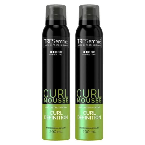 TRESemme Curl Definition Hårmousse med Langvarig Kontrol, 2 Pakker af 200ml